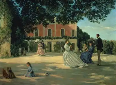Jean Frederic Bazille: Family reunion in Meric | People